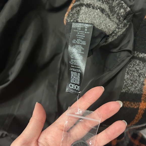 ASOS Men Wool Coat - Picture 7 of 7